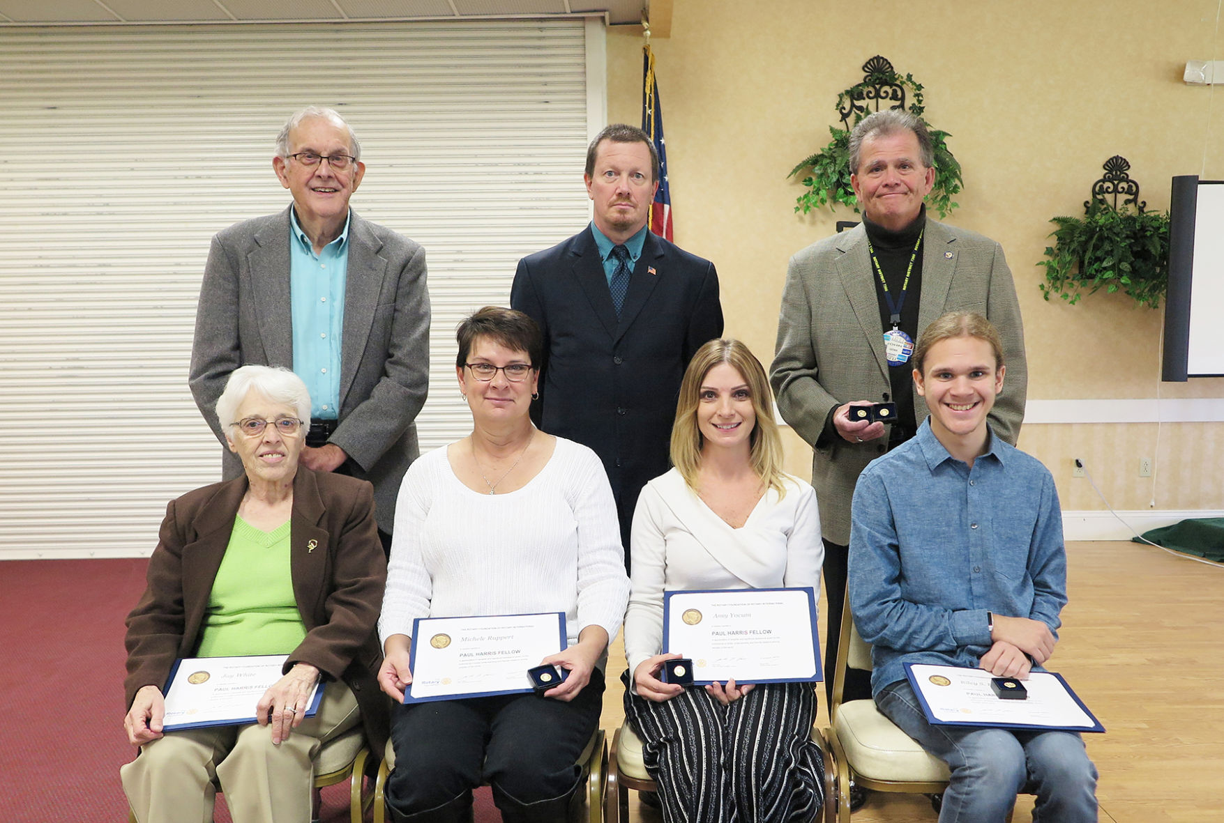 Rotarians bestow Paul Harris awards